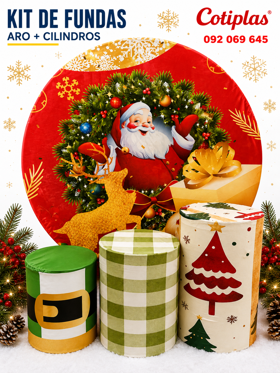 KIT DE FUNDAS NAVIDAD