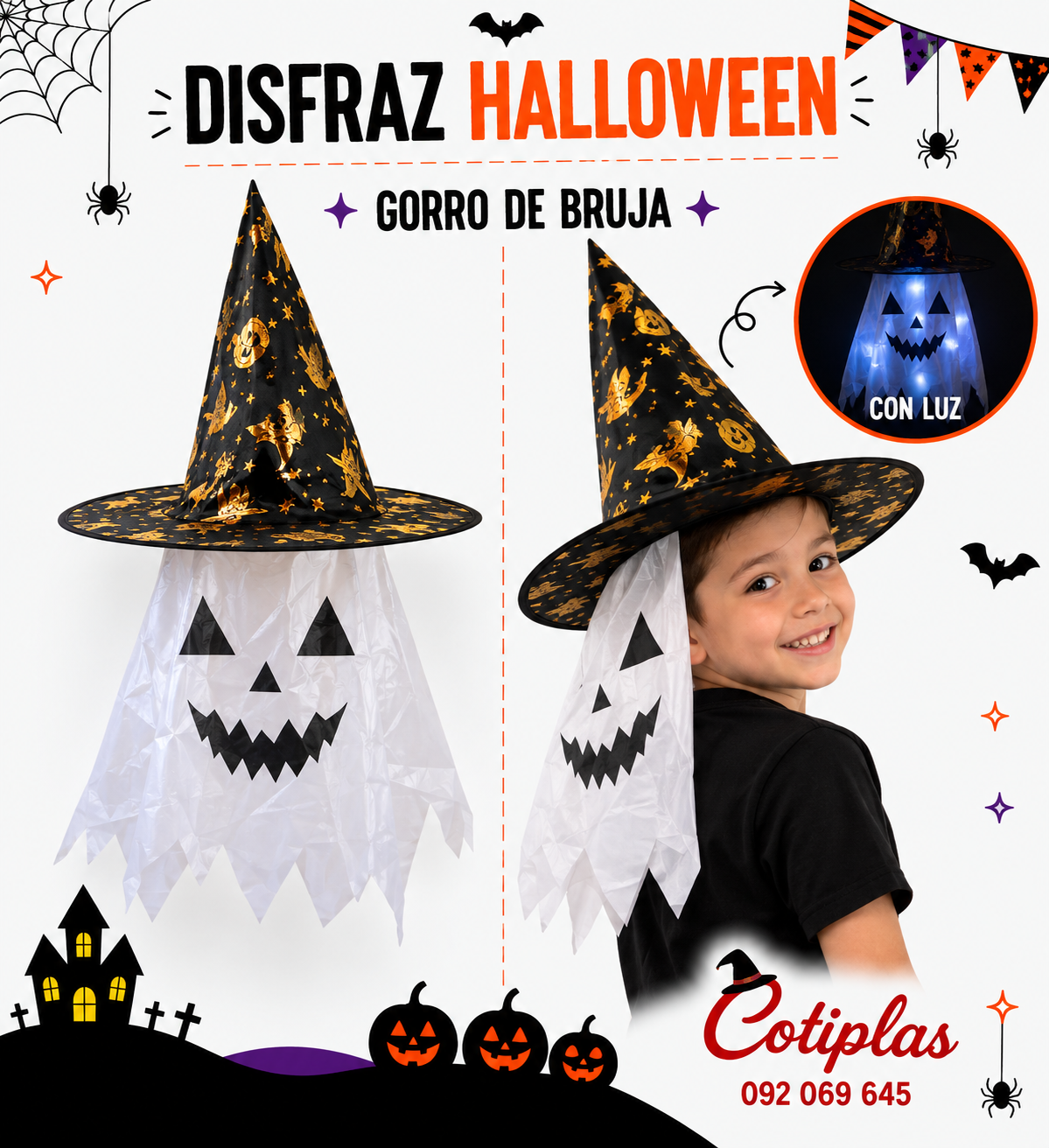 GORRO DE BRUJA