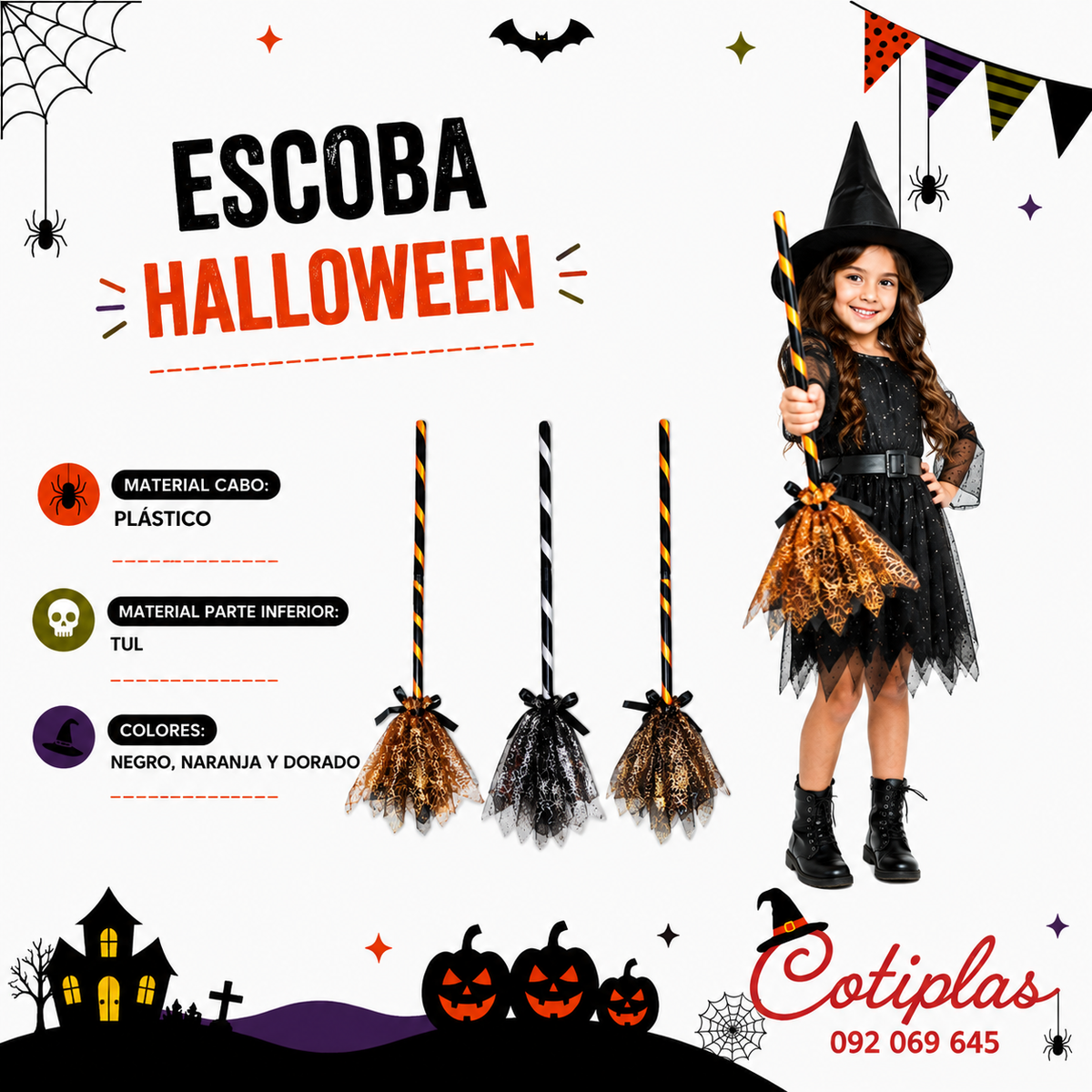 ESCOBA HALLOWEEN