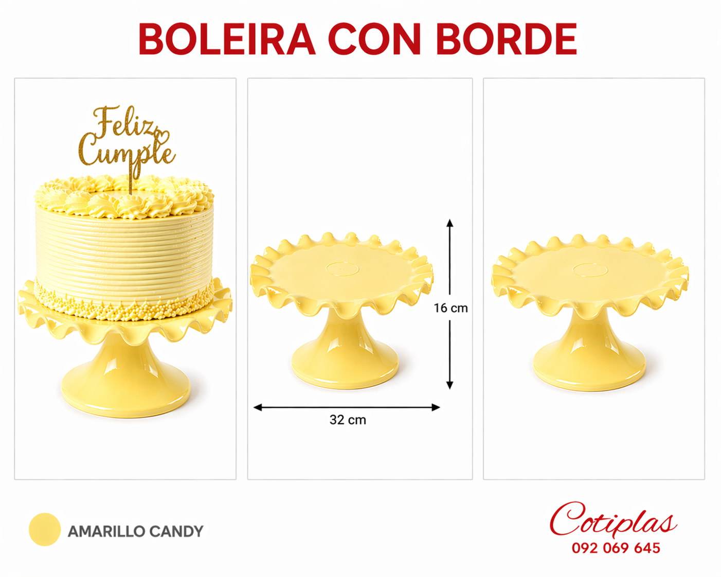 BOLEIRA CON BORDE