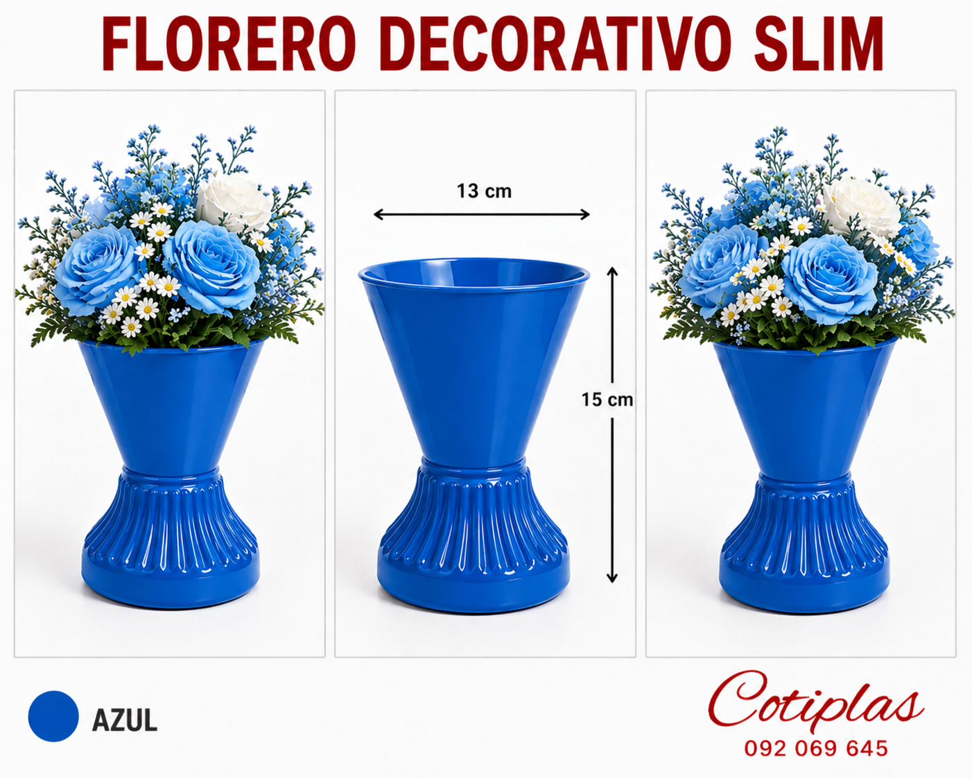 FLORERO DECORATIVO CHICO