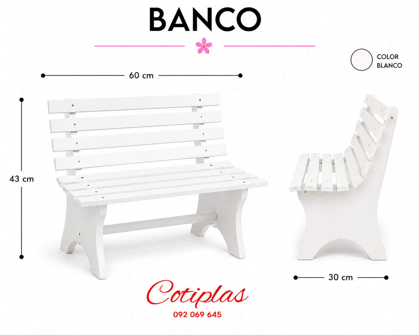 BANCO DECORATIVO
