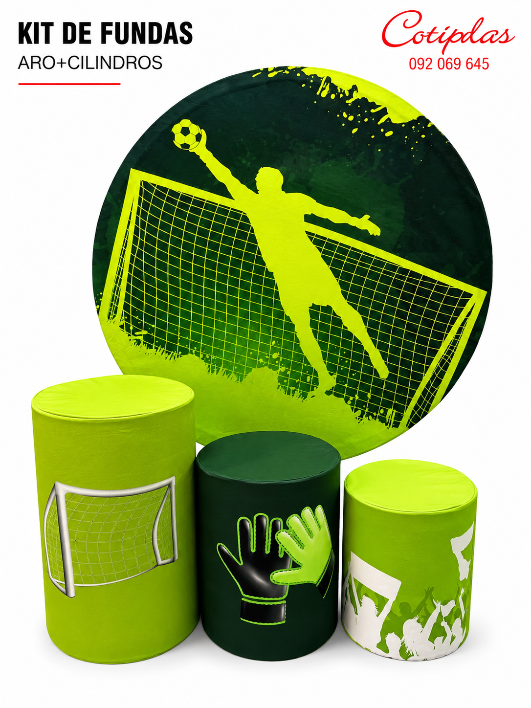 KIT DE FUNDAS FÚTBOL ARQUERO
