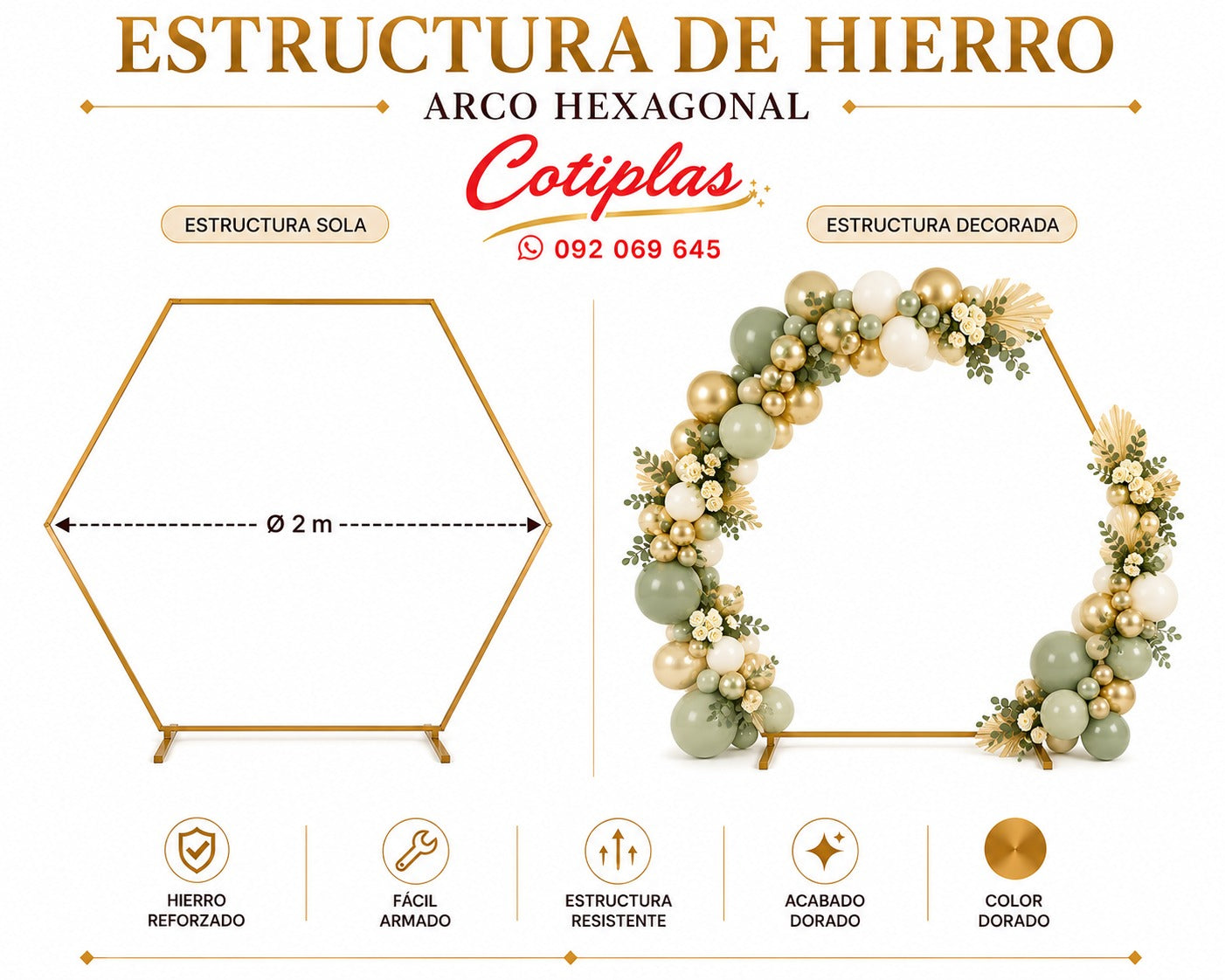 Aro hexagonal