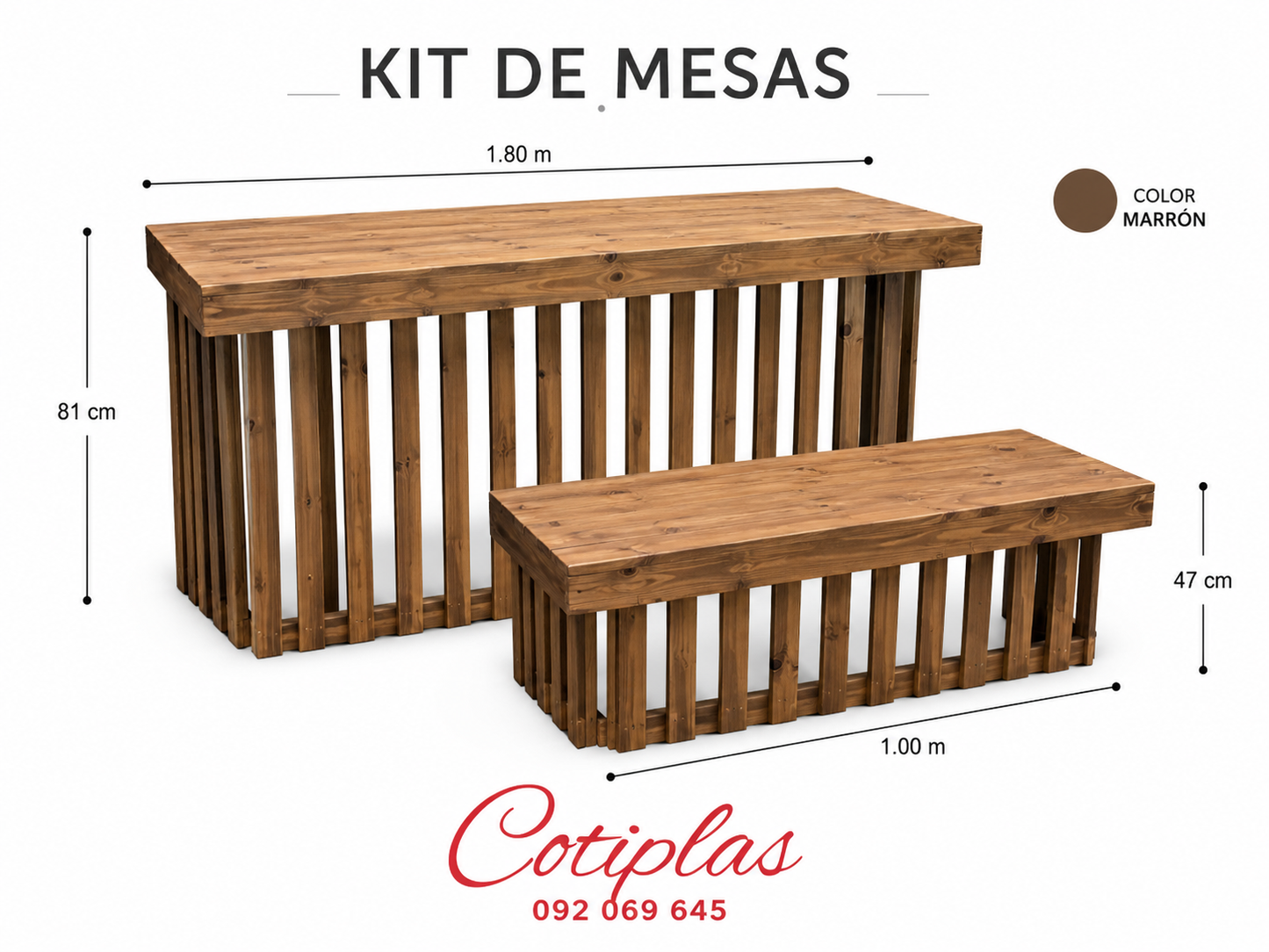 KIT DE MESAS