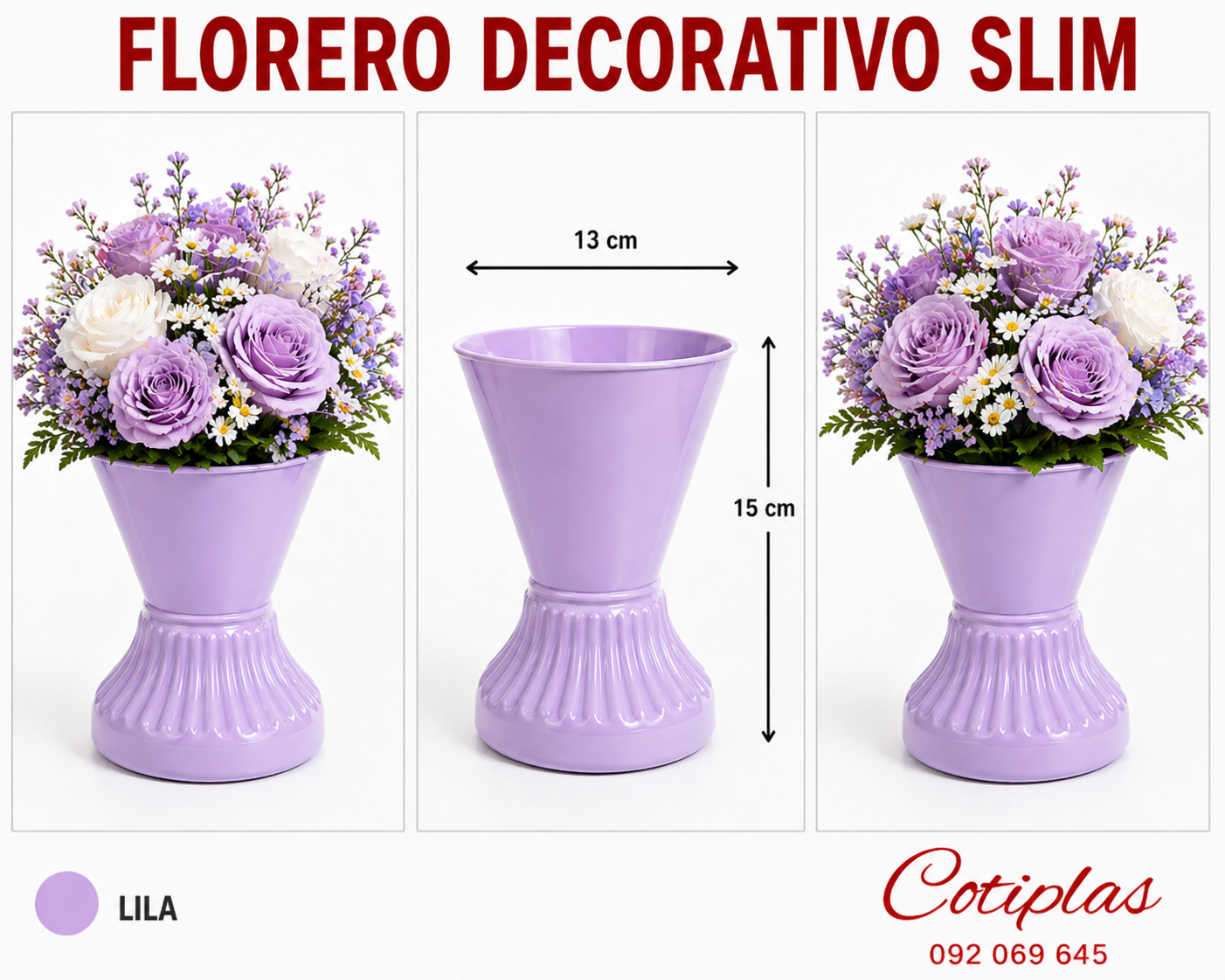 FLORERO DECORATIVO CHICO