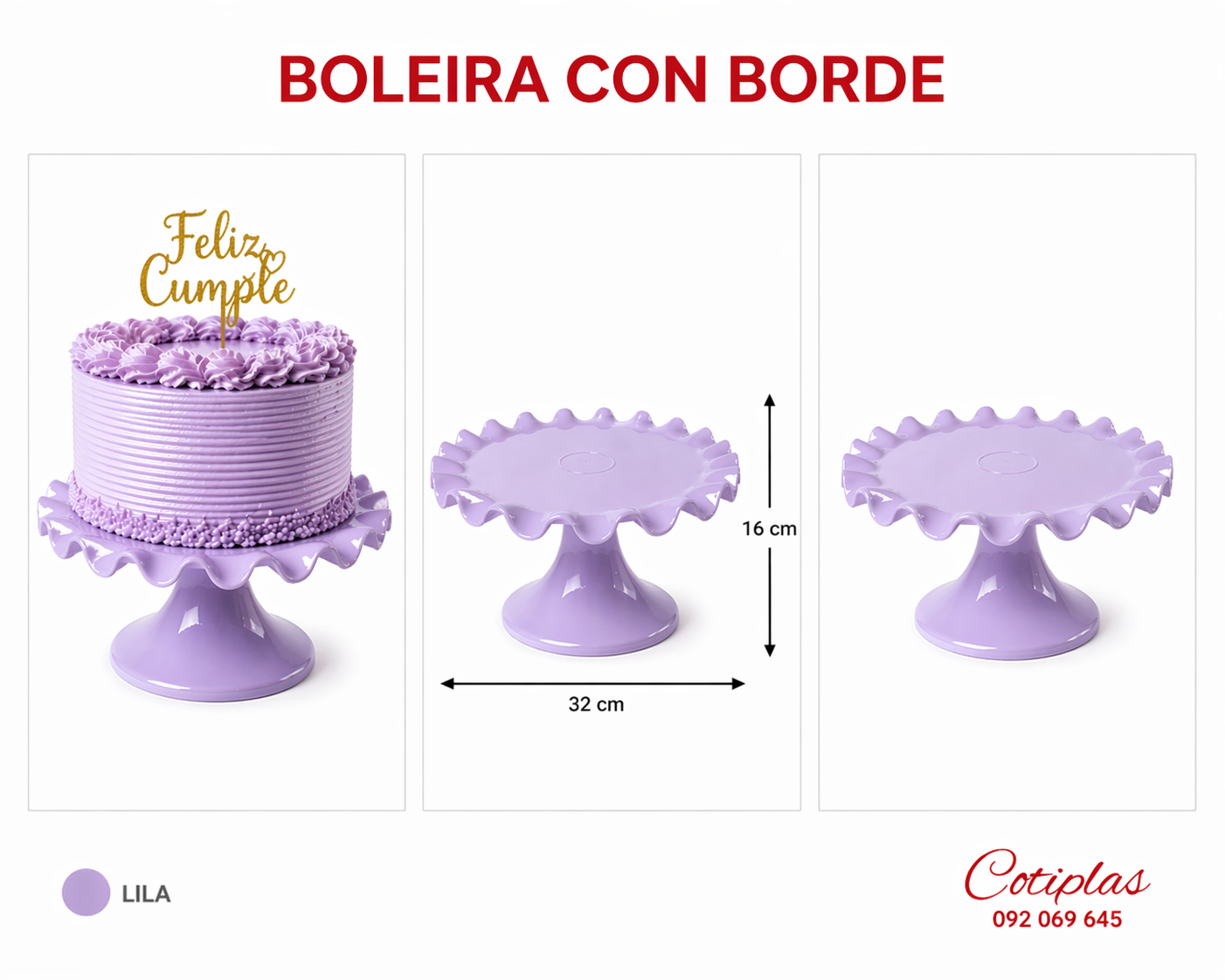 BOLEIRA CON BORDE