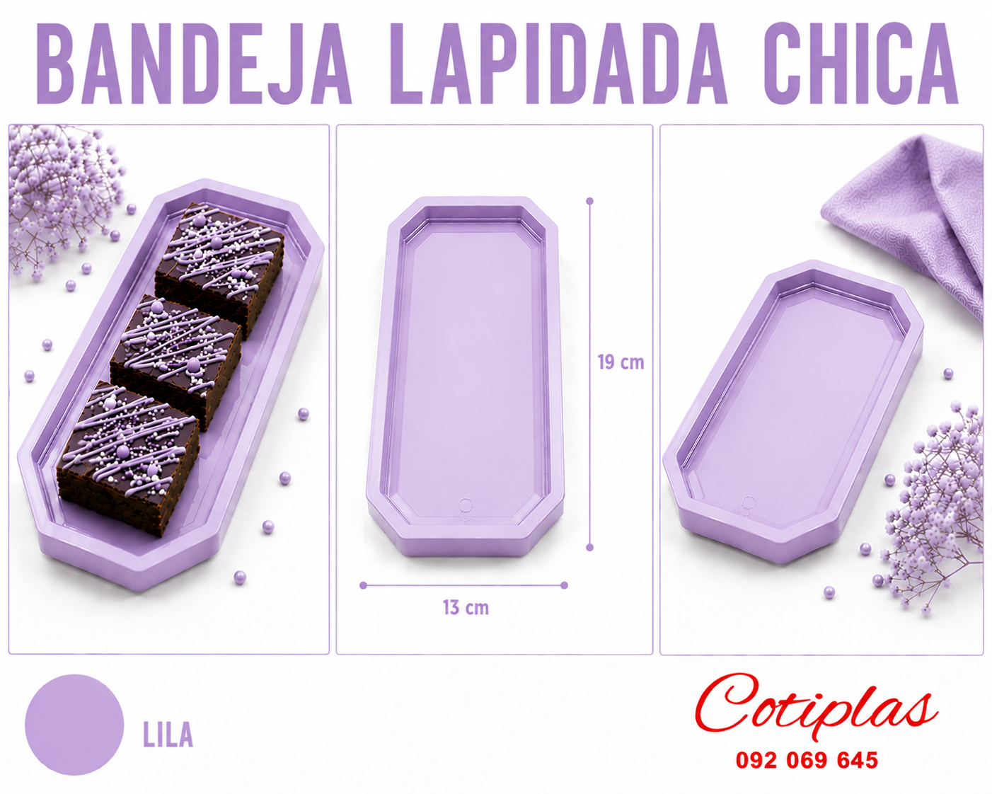 BANDEJA LAPIDADA CHICA