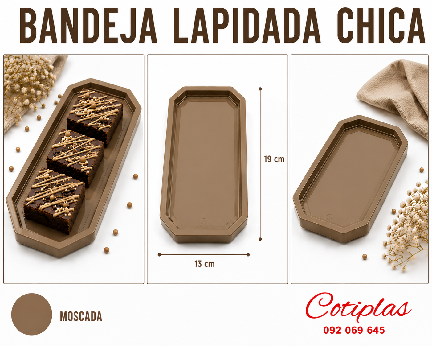 BANDEJA LAPIDADA CHICA
