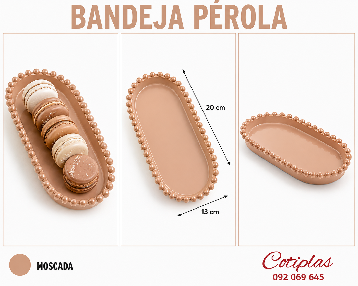 BANDEJA PÉROLA