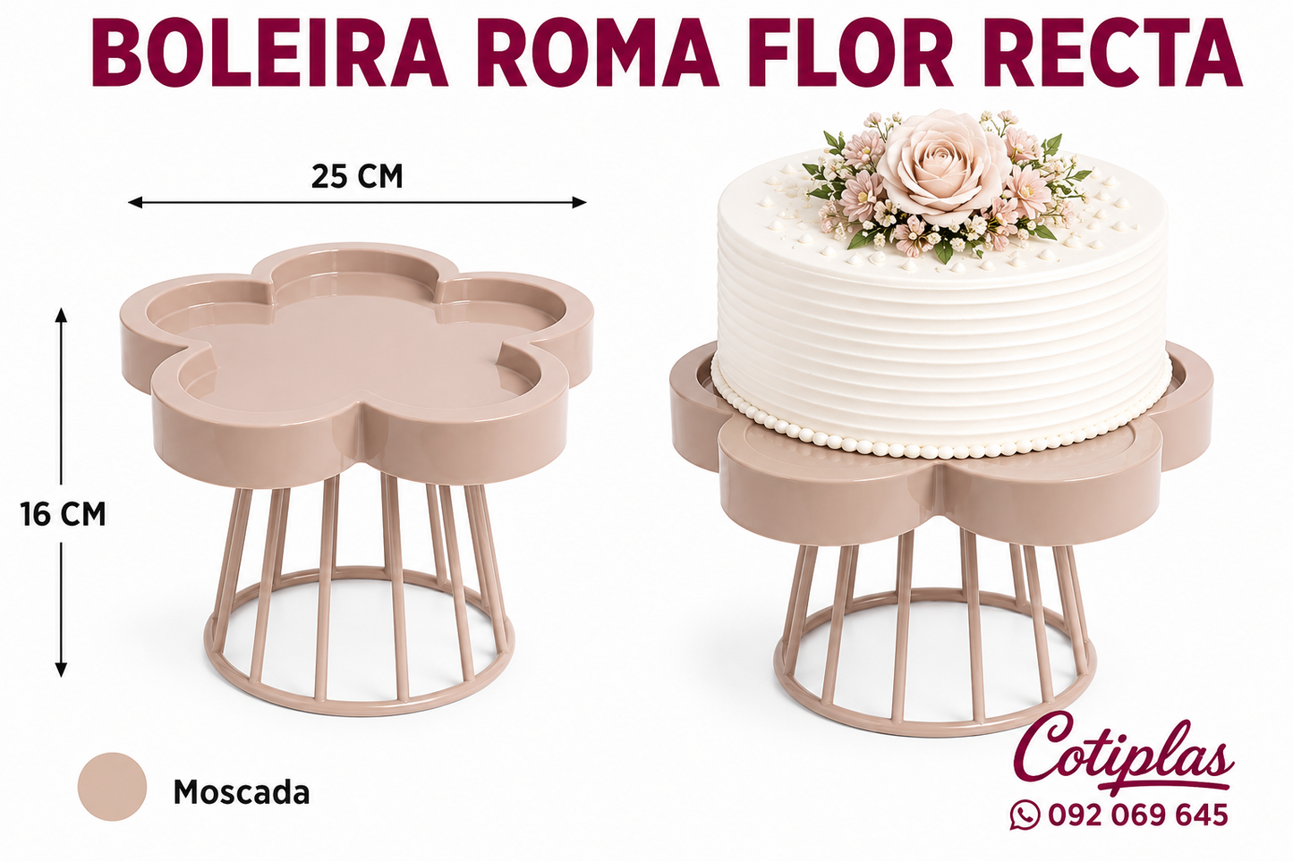 BOLEIRA ROMA FLOR