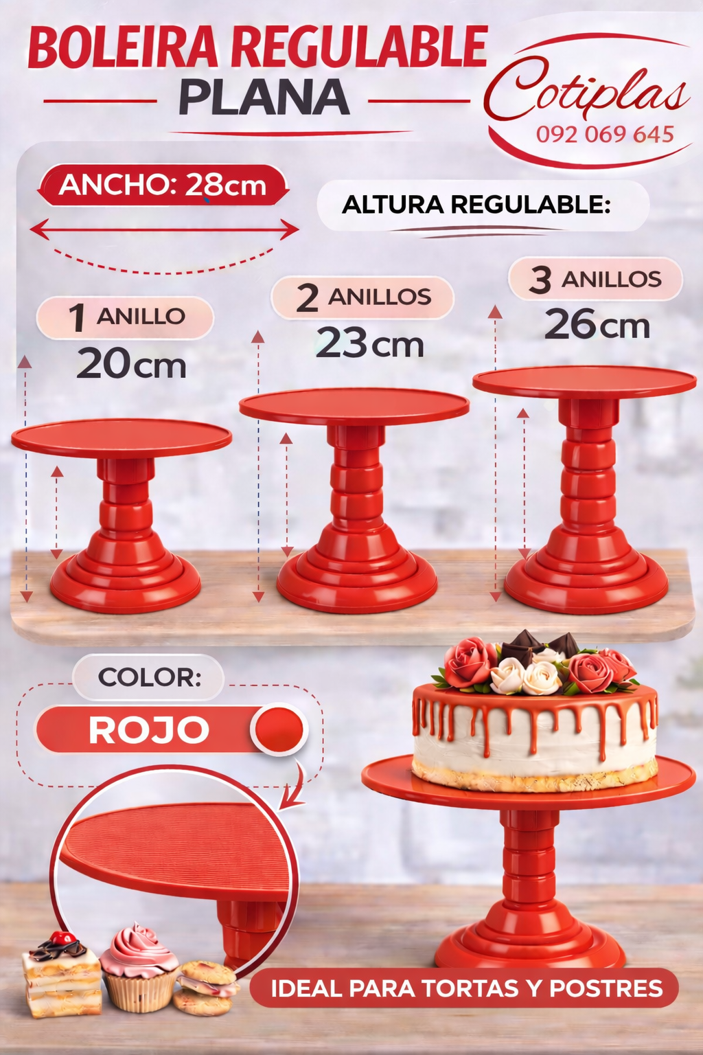 SOPORTE REGULABLE