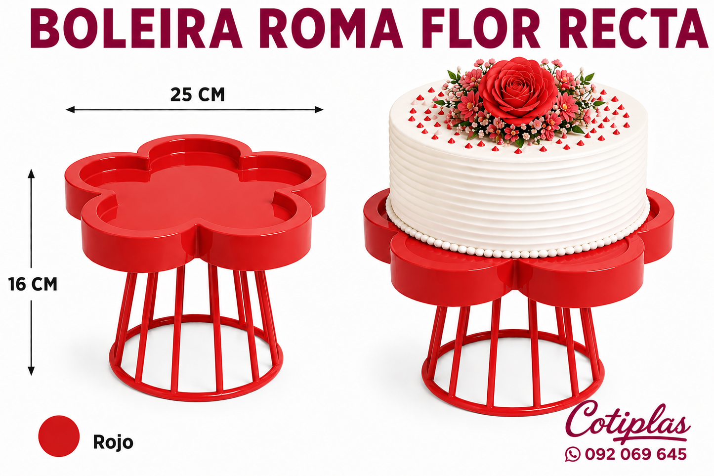 BOLEIRA ROMA FLOR