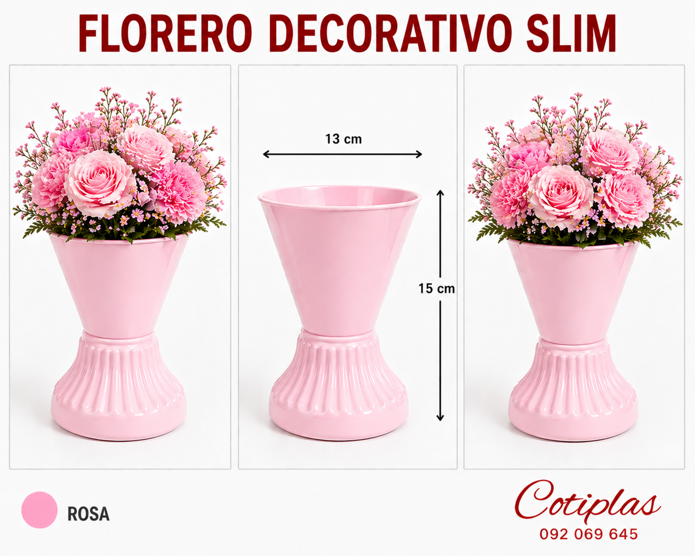 FLORERO DECORATIVO CHICO