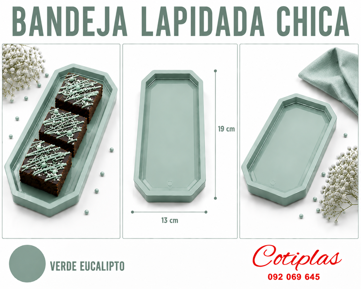 BANDEJA LAPIDADA CHICA