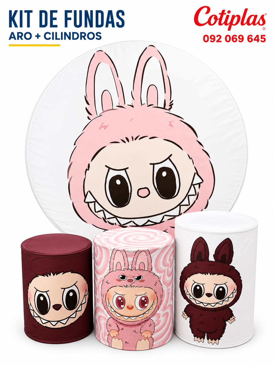 KIT DE FUNDAS LABUBU