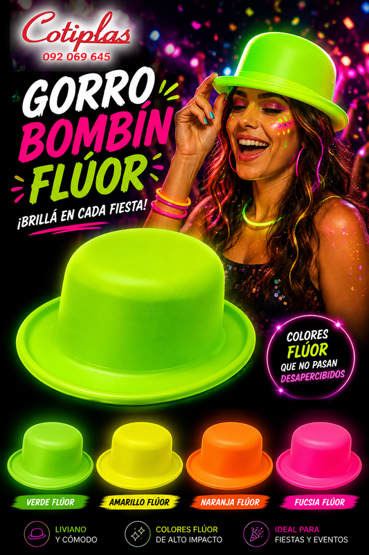 GORRO BOMBIN FLÚOR