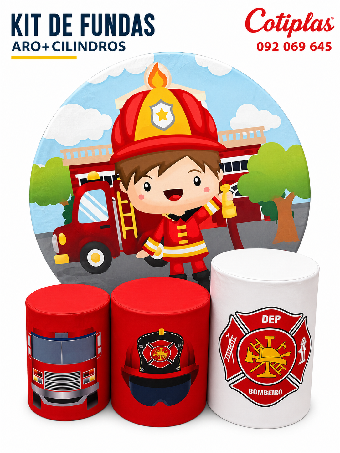 KIT DE FUNDAS BOMBERO