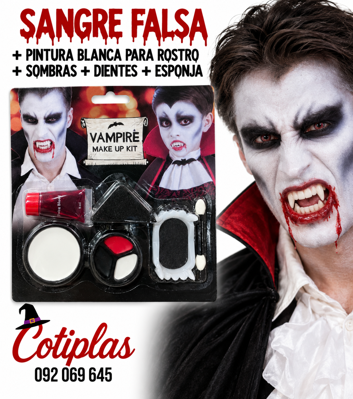 KIT DE MAQULLAJE HALLOWEEN