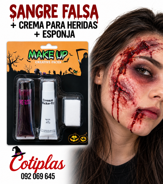 KIT DE MAQUILLAJE HALLOWEEN