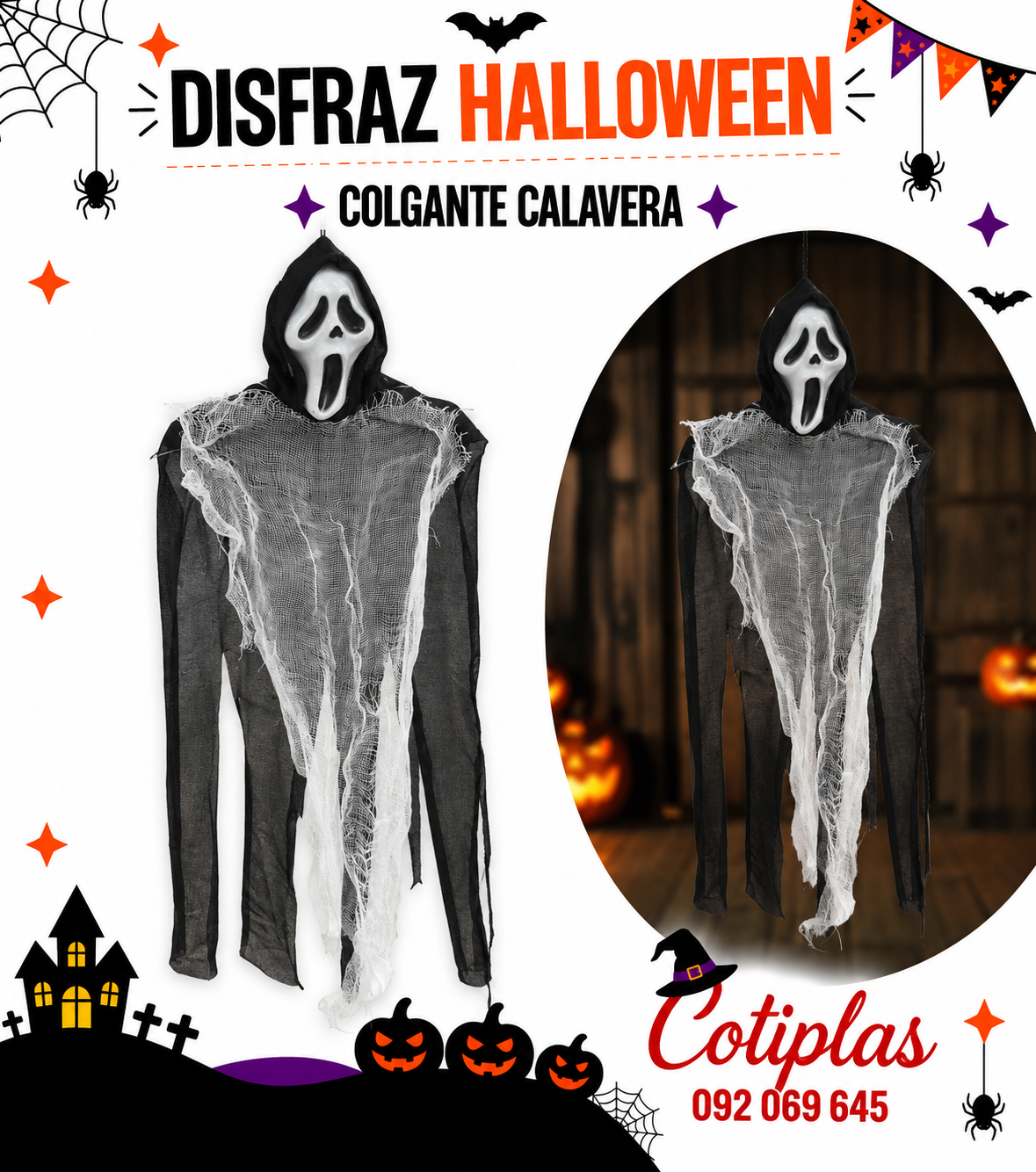 COLGANTE CALAVERA