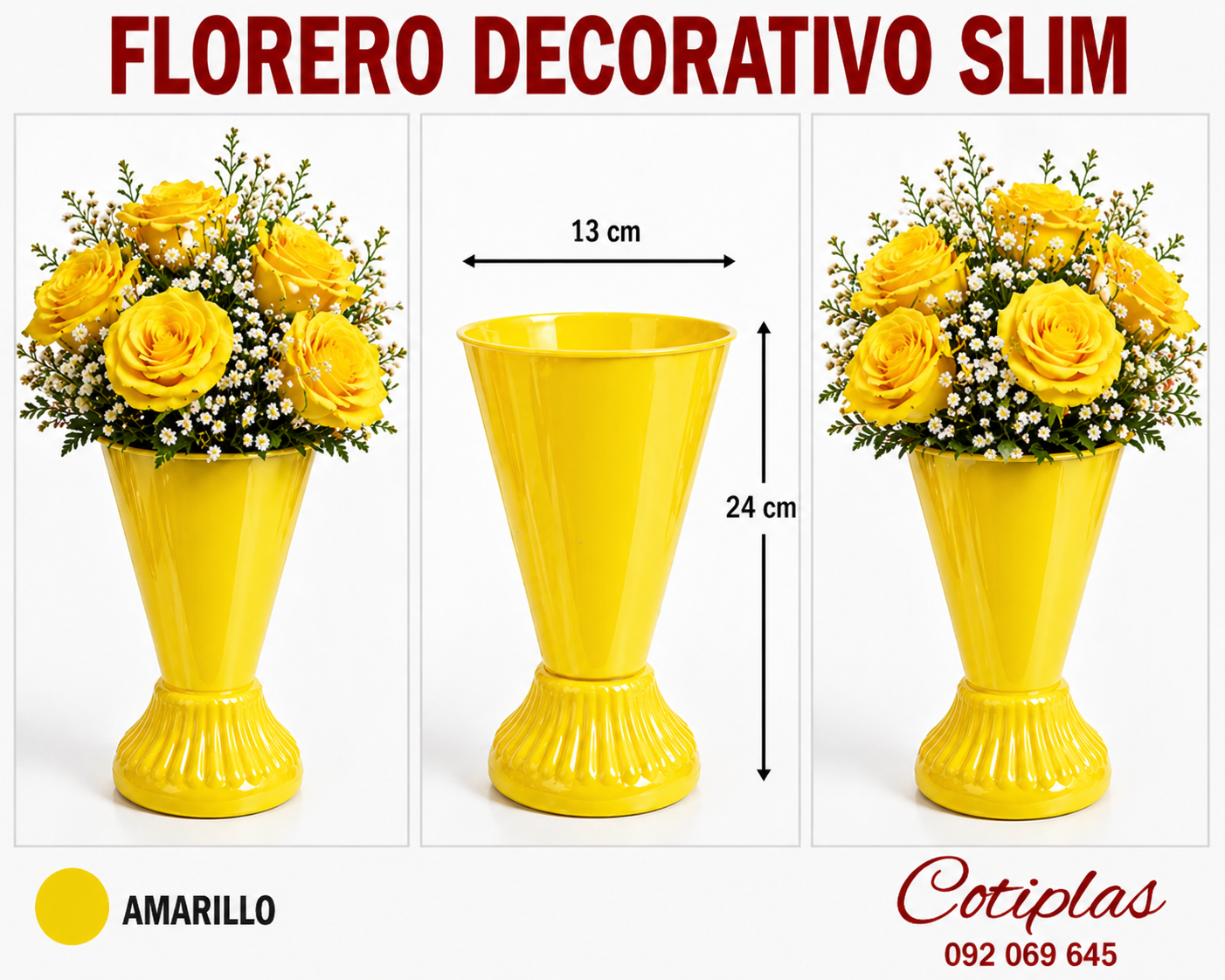 FLORERO DECORATIVO