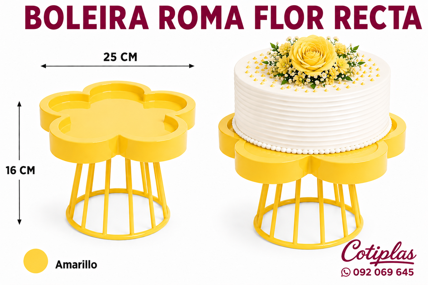 BOLEIRA ROMA FLOR