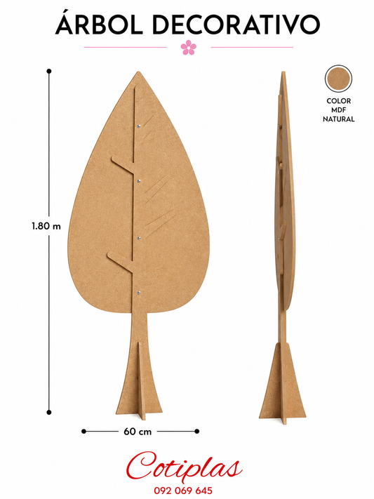 ÁRBOL DECORATIVO MDF