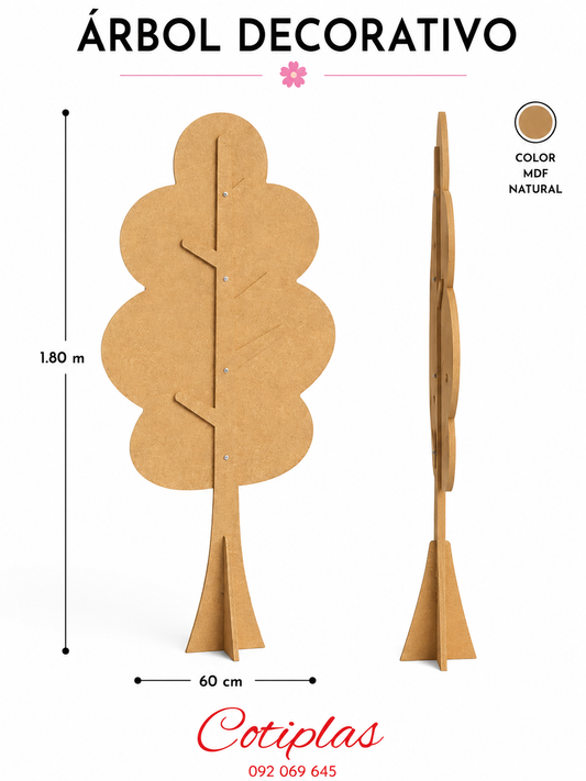 ÁRBOL DECORATIVO MDF