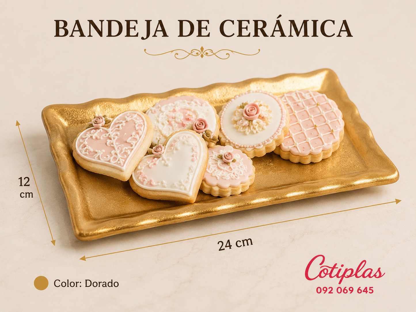 BANDEJA DE CERÁMICA