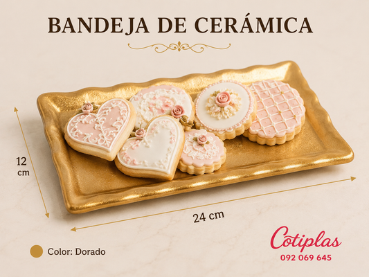 BANDEJA DE CERÁMICA