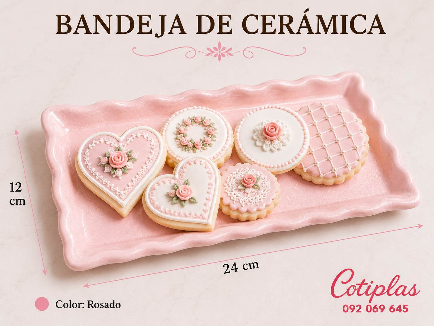 BANDEJA DE CERÁMICA
