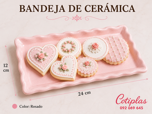 BANDEJA DE CERÁMICA