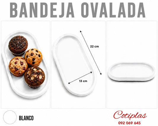 BANDEJA OVALADA