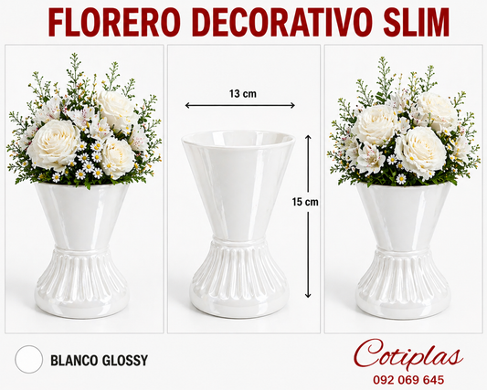 FLORERO DECORATIVO CHICO