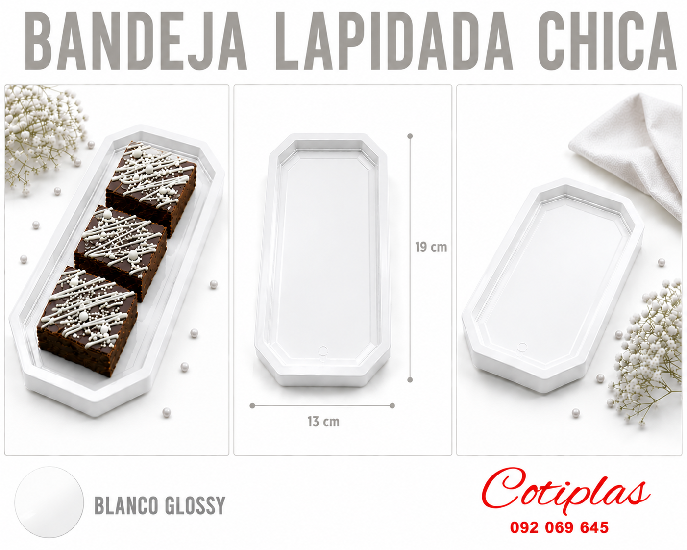 BANDEJA LAPIDADA CHICA