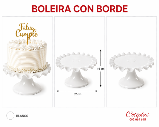 BOLEIRA CON BORDE