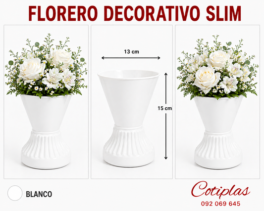 FLORERO DECORATIVO CHICO