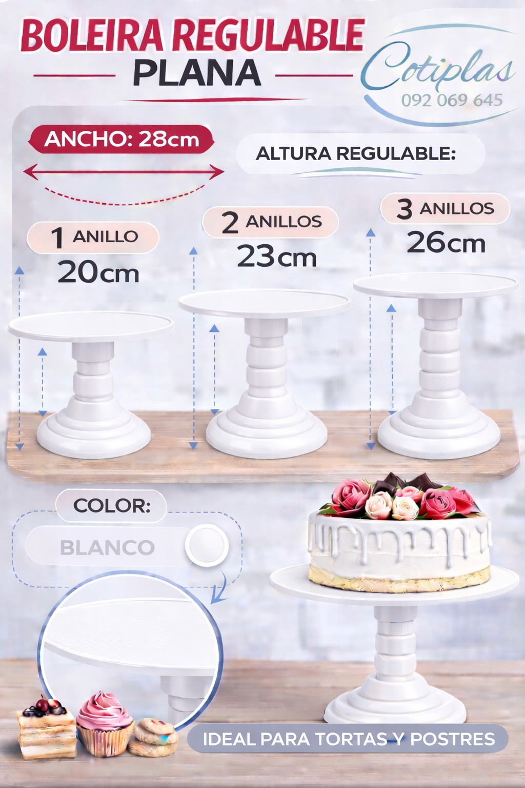 SOPORTE REGULABLE