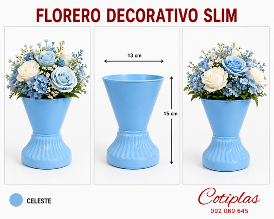 FLORERO DECORATIVO CHICO