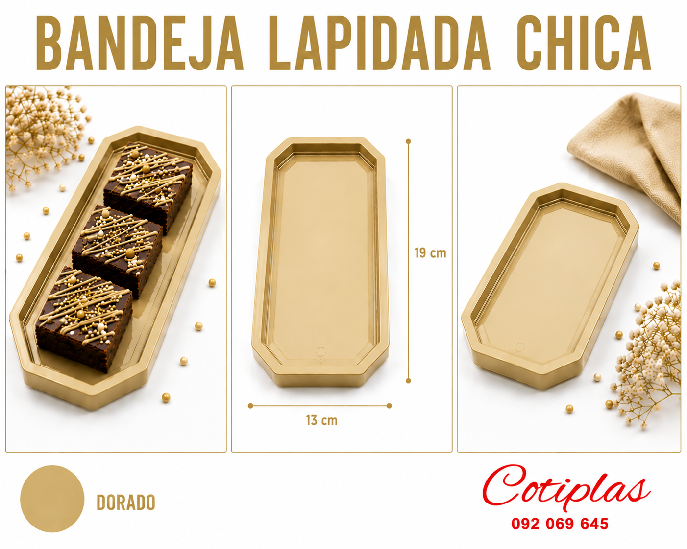 BANDEJA LAPIDADA CHICA