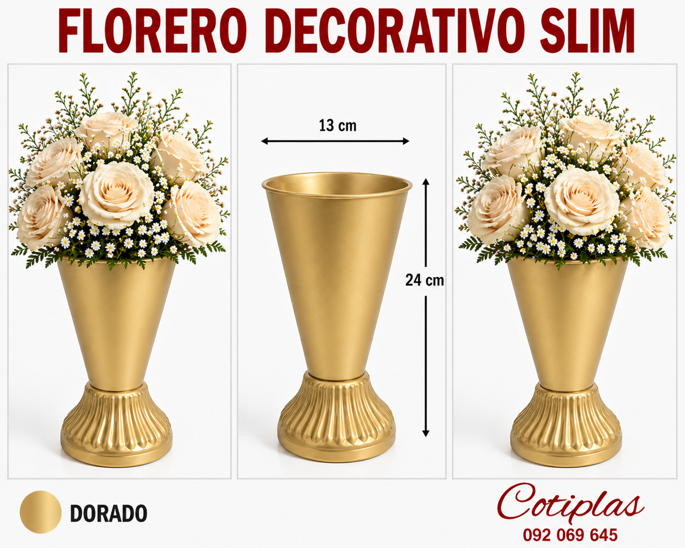 FLORERO DECORATIVO