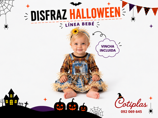 DISFRAZ ESPANTA PÁJARO/ LÍNEA BEBÉ