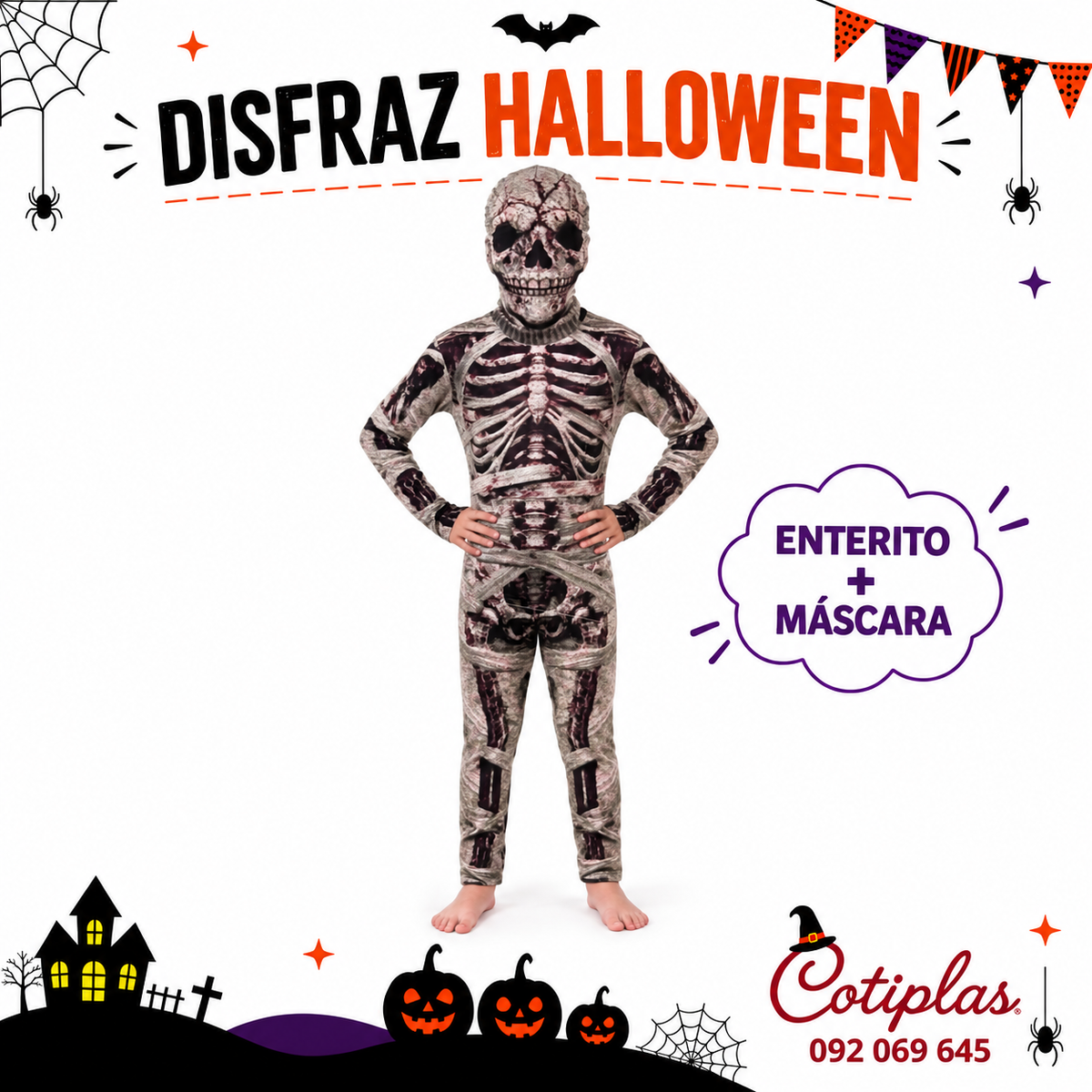 DISFRAZ ESQUELETO / INFANTIL