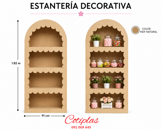 ESTANTERÍA DECORATIVA