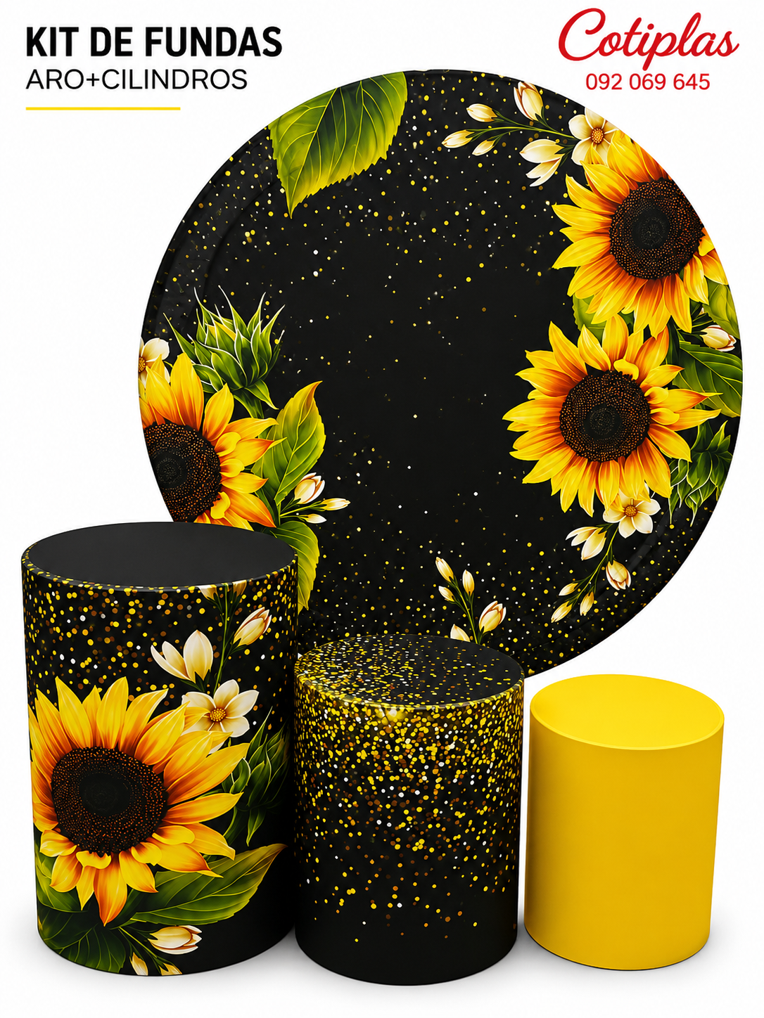 KIT DE FUNDAS GIRASOLES