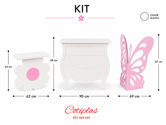 MESA+MARIPOSA+MESA FLOR