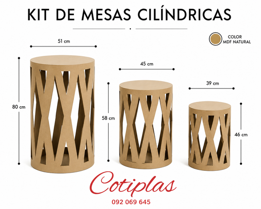 KIT DE CILINDROS CALADOS