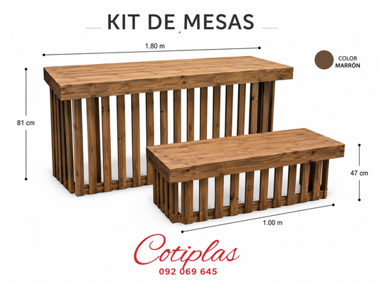 KIT DE MESAS