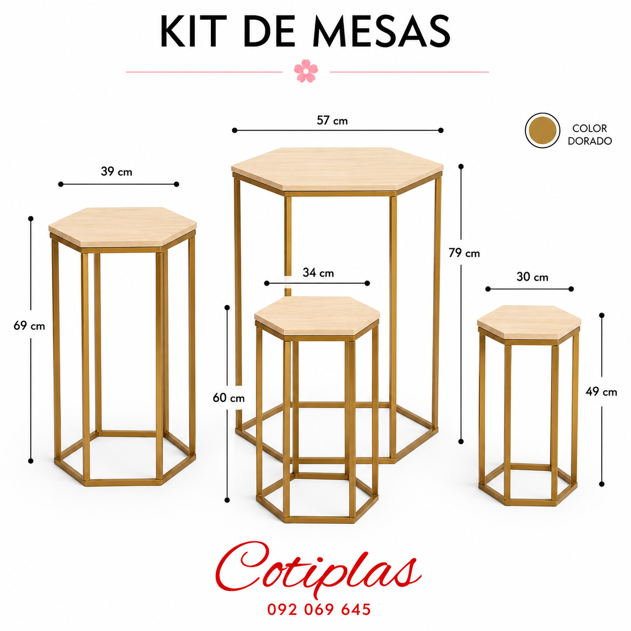 KIT DE MESAS